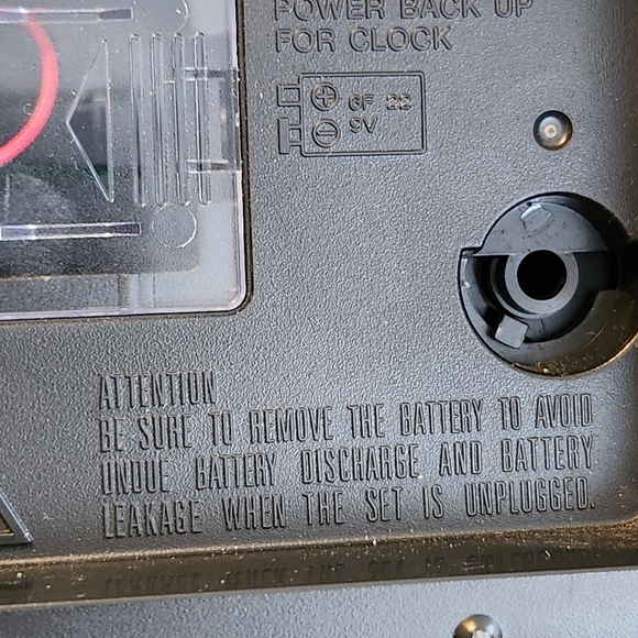 SONY DREAM MACHINE Clock Radio AM/FM Digital ICF-C740 Dual Alarm Backup Battery - Picture 11 of 11